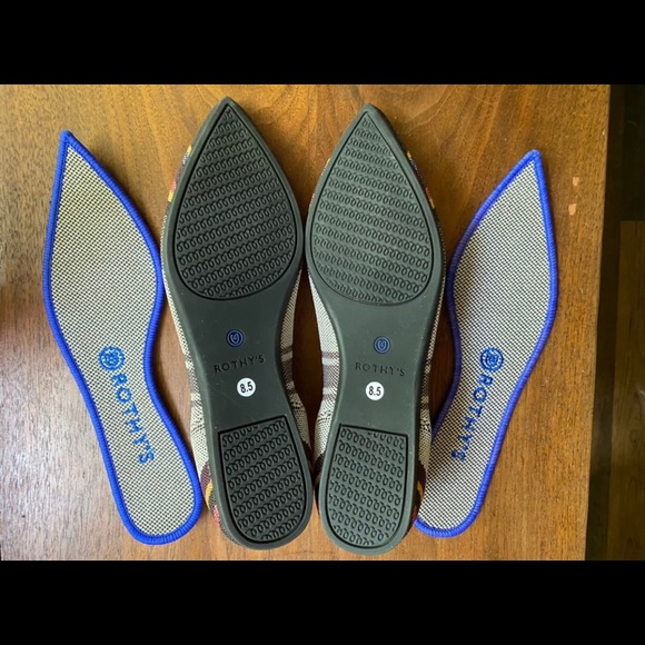 Rothy’s 8.5 Inverse Stripe Points - Picture 3 of 3